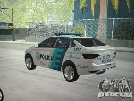 Volkswagen Virtus Policia PBA для GTA San Andreas