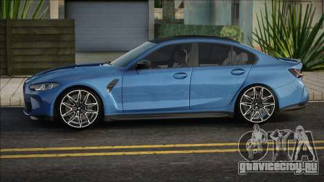 BMW M3 Competition G80 2021 Blue для GTA San Andreas