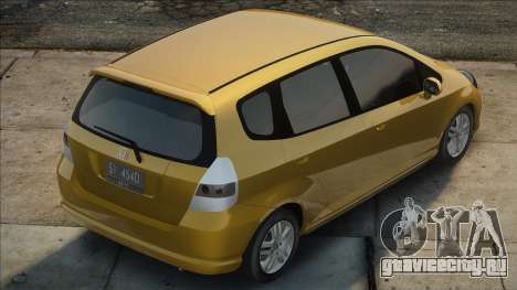 Honda Jazz Yellow для GTA San Andreas