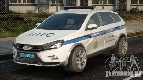 LADA Vesta SW Cross Police для GTA San Andreas