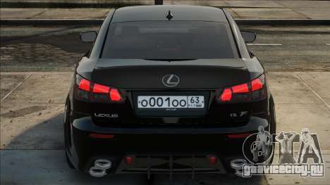 Lexus IS-F Blek для GTA San Andreas