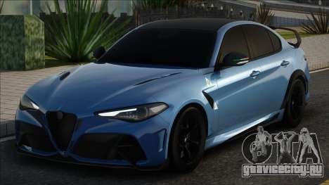 2020 Alfa Romeo Giulia GTA Blue для GTA San Andreas