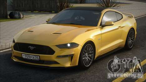 2018 Ford Mustang GT [Yellow] для GTA San Andreas