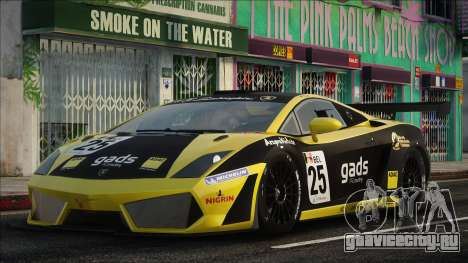 2010 Lamborghini Gallardo LP560-4 GT3 Reiter для GTA San Andreas