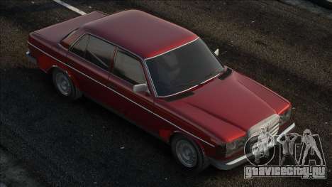 Mercedes-Benz W123 300D Red для GTA San Andreas