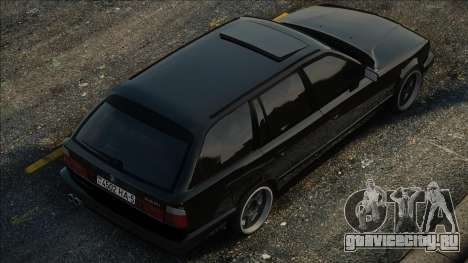 BMW e34 525i Touring 1996 Black для GTA San Andreas