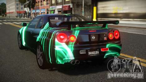 Nissan Skyline R34 Heroshi S3 для GTA 4