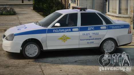 Lada Priora ДПС Полиция для GTA San Andreas