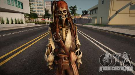 Jack Sparrow Cursed [Fortnite] для GTA San Andreas