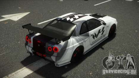 Nissan Skyline R34 Fizoxy для GTA 4