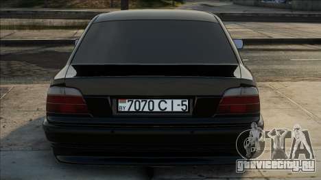 BMW E38 Черная в стоке для GTA San Andreas