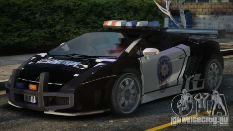 Lamborghini Galardo Turkish Cop для GTA San Andreas