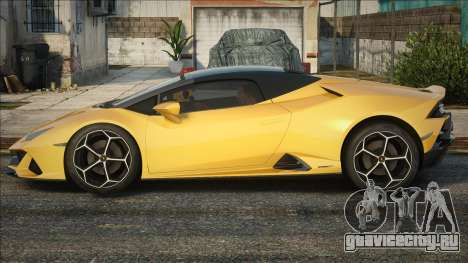 Lamborghini Huracan Evo Spyder 2019 Ye для GTA San Andreas