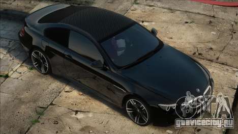 BMW M6 Black Coupe для GTA San Andreas