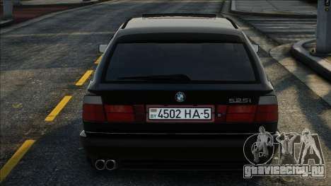 BMW e34 525i Touring 1996 Black для GTA San Andreas