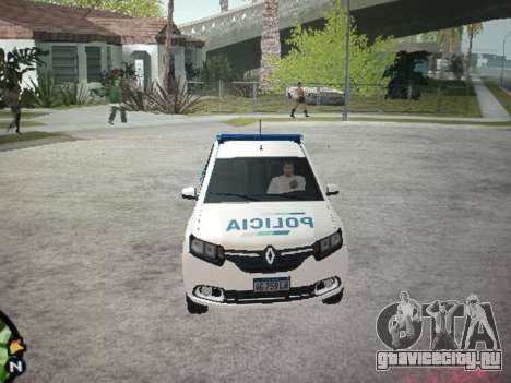 Renault Logan Police для GTA San Andreas