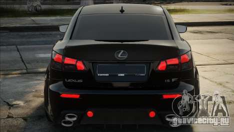 Lexus IS-F Black для GTA San Andreas