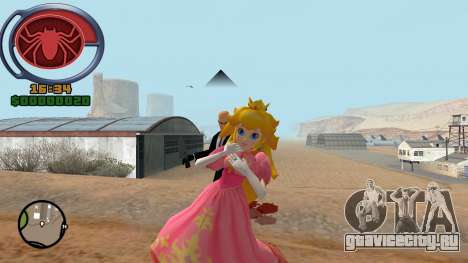 Peach from Super Smash Bros Melee для GTA San Andreas