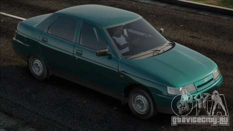 Lada 110 Stock Green для GTA San Andreas