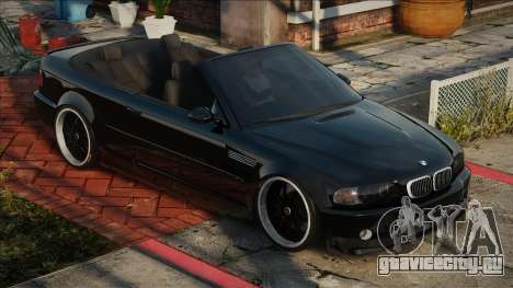 BMW M3 E46 Cabrio Blek для GTA San Andreas