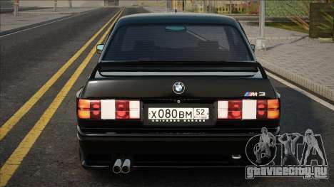 1991 BMW M3 E30 Black для GTA San Andreas