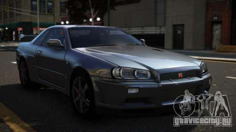 Nissan Skyline R34 Heroshi для GTA 4