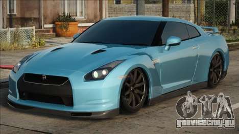 Nissan GT-R R-35 BLUE для GTA San Andreas