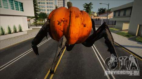 Calabaza arana con movimiento en lengua de Hallo для GTA San Andreas