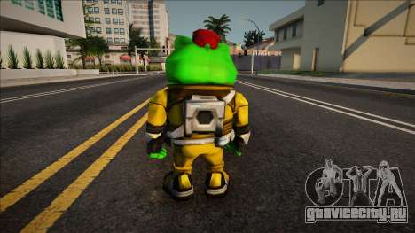 Star Fox Skin - Slippy для GTA San Andreas