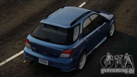 Subaru Impreza Wagon Blue для GTA San Andreas