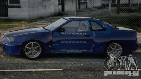 Nissan Skyline R34 Calsonic для GTA San Andreas