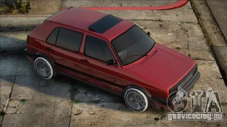 Volkswagen Golf 2 RED для GTA San Andreas