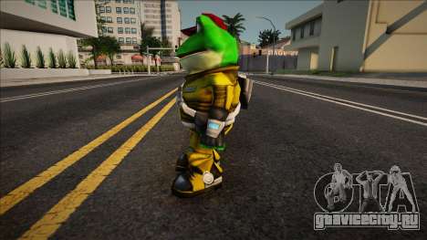 Star Fox Skin - Slippy для GTA San Andreas