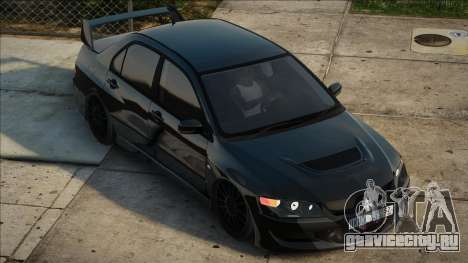 Mitsubishi Lancer Evolution IX Blek для GTA San Andreas