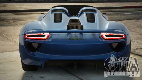 Porsche 918 Spyder Concept Study Nero Interior для GTA San Andreas