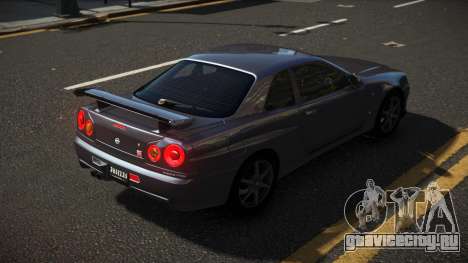 Nissan Skyline R34 Heroshi для GTA 4