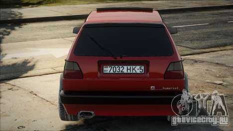 Volkswagen Golf 2 RED для GTA San Andreas