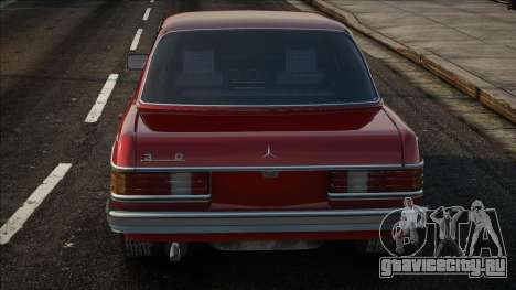 Mercedes-Benz W123 300D Red для GTA San Andreas