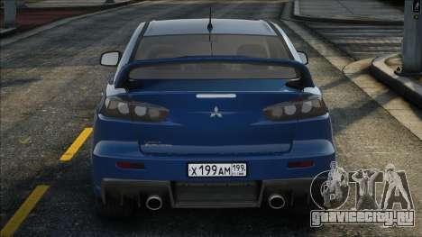 Mitsubishi Lancer Evolution Blu для GTA San Andreas