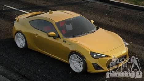 Toyota GT86 Желтая для GTA San Andreas