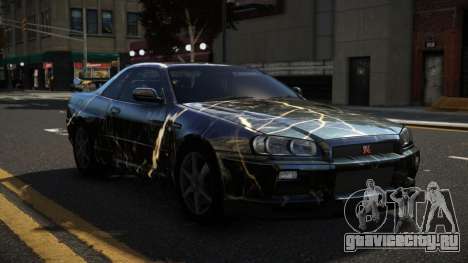 Nissan Skyline R34 Heroshi S9 для GTA 4