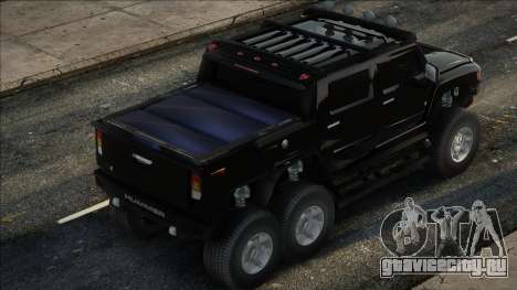 Hummer H6 Sut Pickup Blek для GTA San Andreas