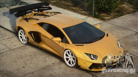 Lamborghini Aventador LP700-4 Yellow Stock для GTA San Andreas