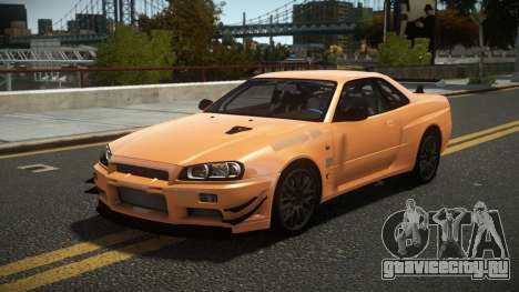 Nissan Skyline R34 Gijo для GTA 4