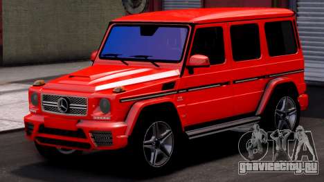 Mercedes-Benz G Class G65 AMG Red для GTA 4