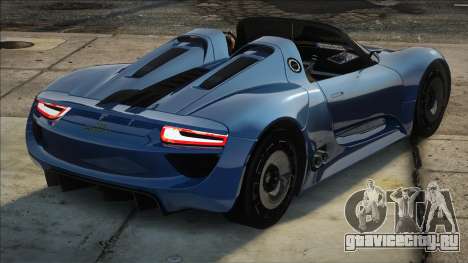 Porsche 918 Spyder Concept Study Nero Interior для GTA San Andreas