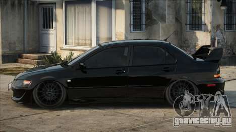 Mitsubishi Lancer Evolution IX Blek для GTA San Andreas