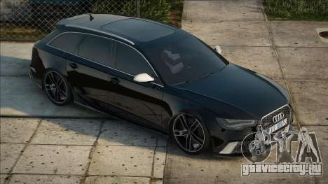 Audi RS6 Blek для GTA San Andreas