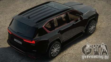 Lexus LX600 Black для GTA San Andreas