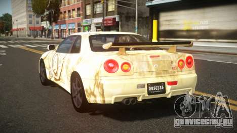 Nissan Skyline R34 Heroshi S12 для GTA 4